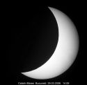 Telescop Newton 200mm f/6, Plossl 25mm, filtru bader, afocal,
Pentax Optio 450, 1/1000s, ISO 100.