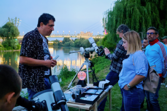 Coltul.experimentelor.Armand in stanga, Daniel Torok in dreapta.png